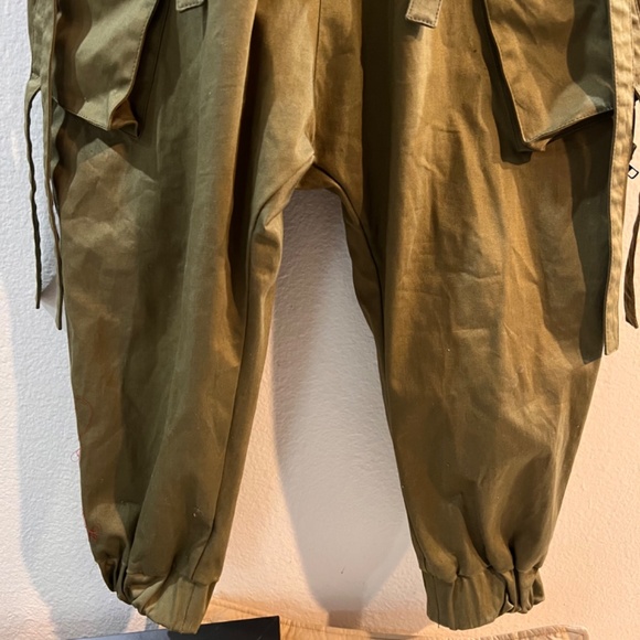 JONNY COTA STUDIO  UNISEX OVERALLS IN GREEN - Picture 4 of 10